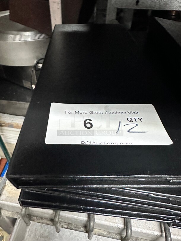 Black Leather Full Size 4 Page Menu 
6x15 - Image 3 of 6