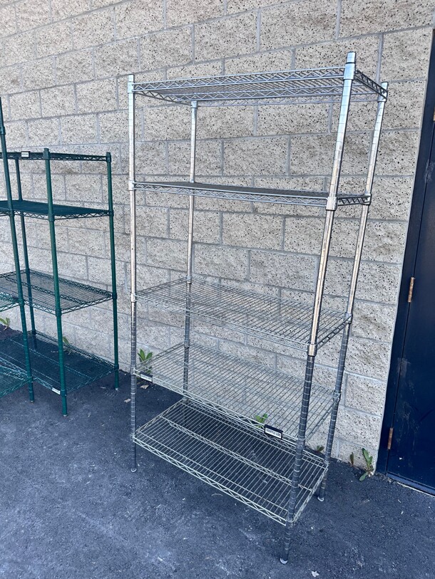 36x18x76 Stainless Steel Wire Rack - Image 4 of 4