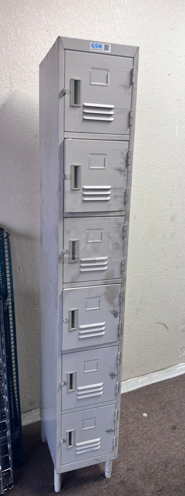 GSW ELS-6DR Steel 6-Tier Locker NSF  - Image 3 of 5