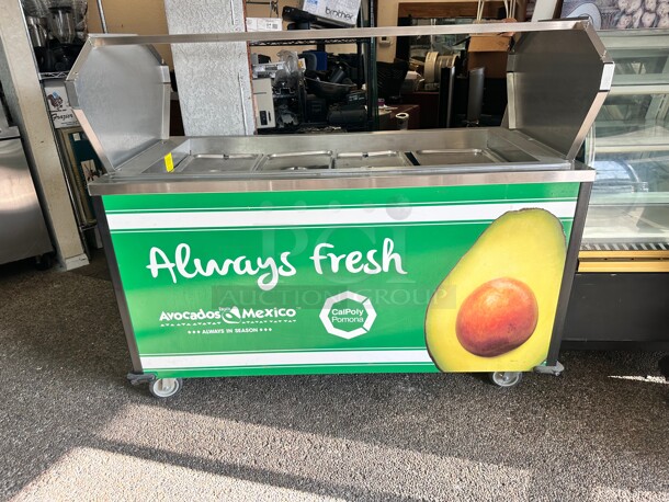 Excellent Condition Lakeside 60 in. Cold Food Table Salsa Bar 115 Volt Tested and Working! - Image 1 of 10