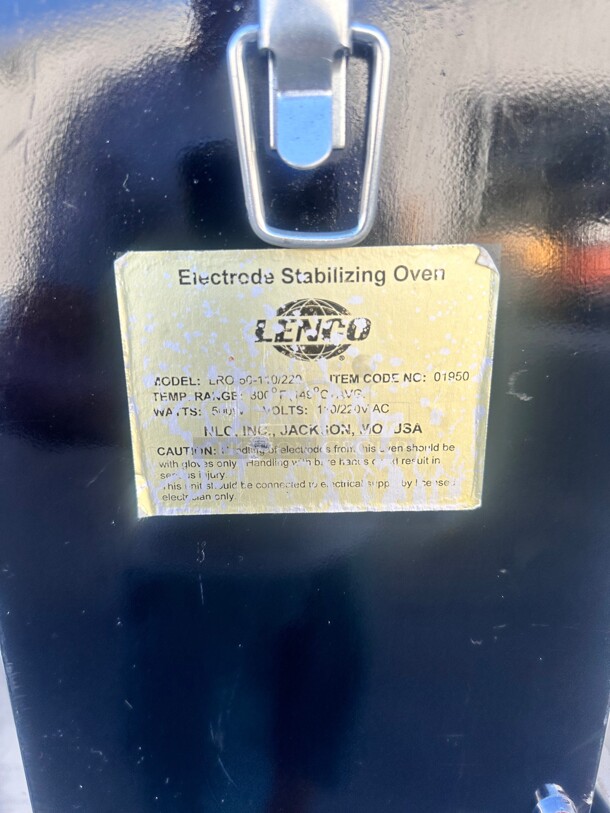 Lenco 01950 LRO-50 Rod Oven 115 Volt Working - Image 2 of 7