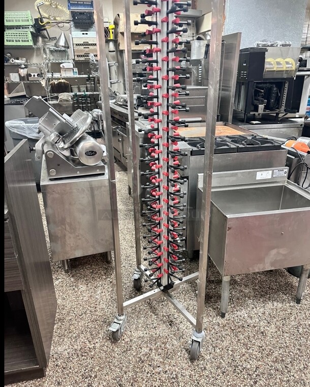 Plate Mate PM84-120 Mobile Plate Rack Holds 84 Plates - Image 1 of 8
