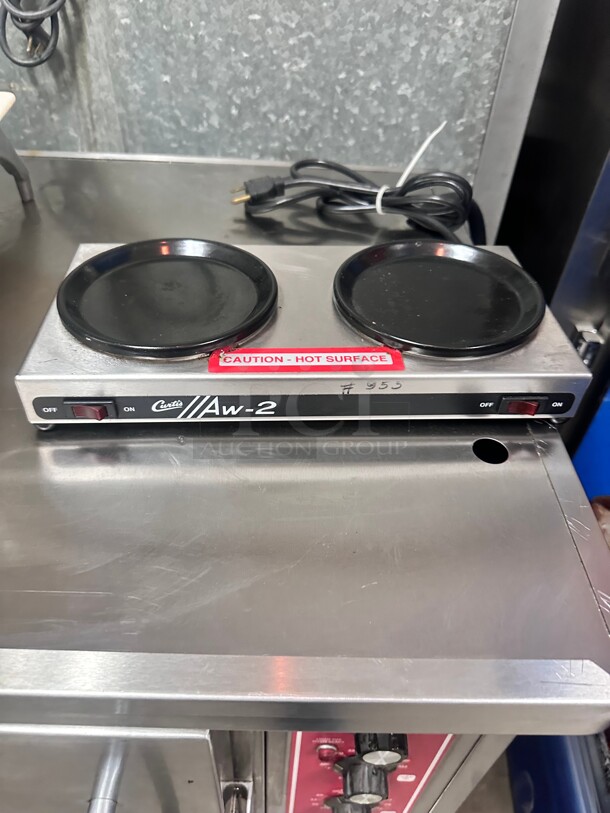 Excellent Curtis AW-2-10 Two Burner Decanter Warmer 120 Volt Tested and Working - Image 4 of 6