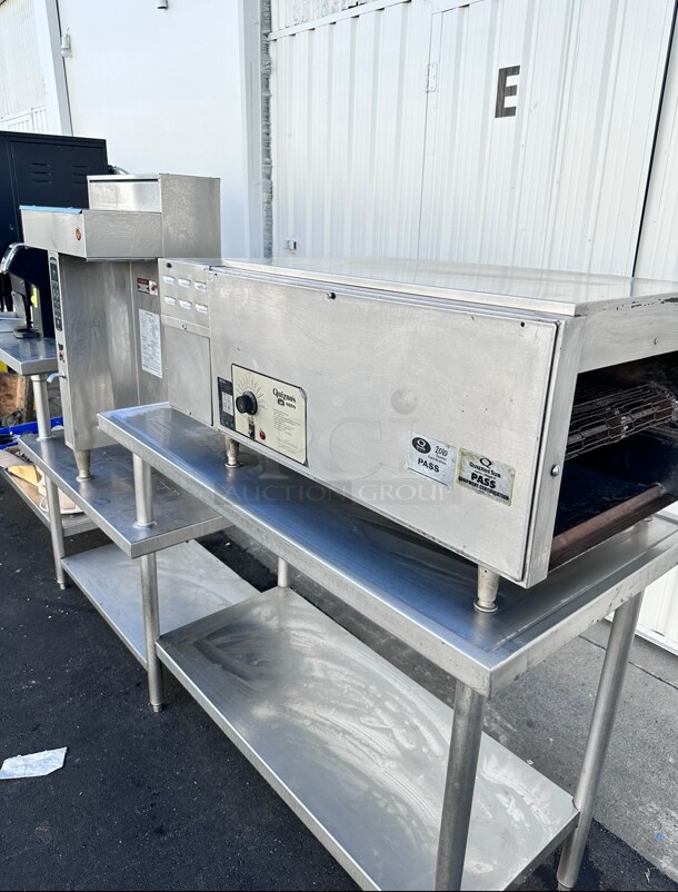 Star MM14 Holman 14 inch W Belt High Volume Conveyor Toaster 1000 Slices/Hr 220 Volt  - Image 4 of 8