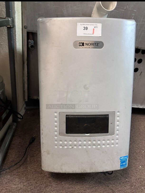 Certified Working Noritz 11.1 GPM 199900 BTU 120 Volt Commercial Natural Gas Condensing Tankless Water Heater NSF - Image 4 of 7