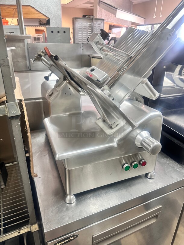 Commercial Heavy Duty Meat Cheese Slicer 115 Volt Not Sure Of Functionality - Image 2 of 7