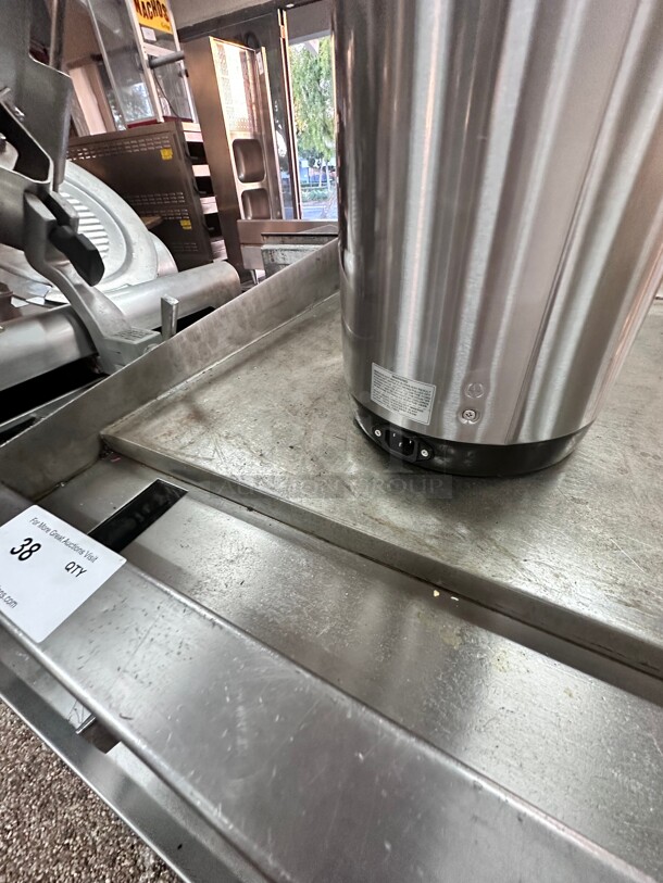 New Open Box Chefman Electric Hot Water Pot with Safety Lock, Stainless Steel, 5.3 Liter - Image 6 of 8