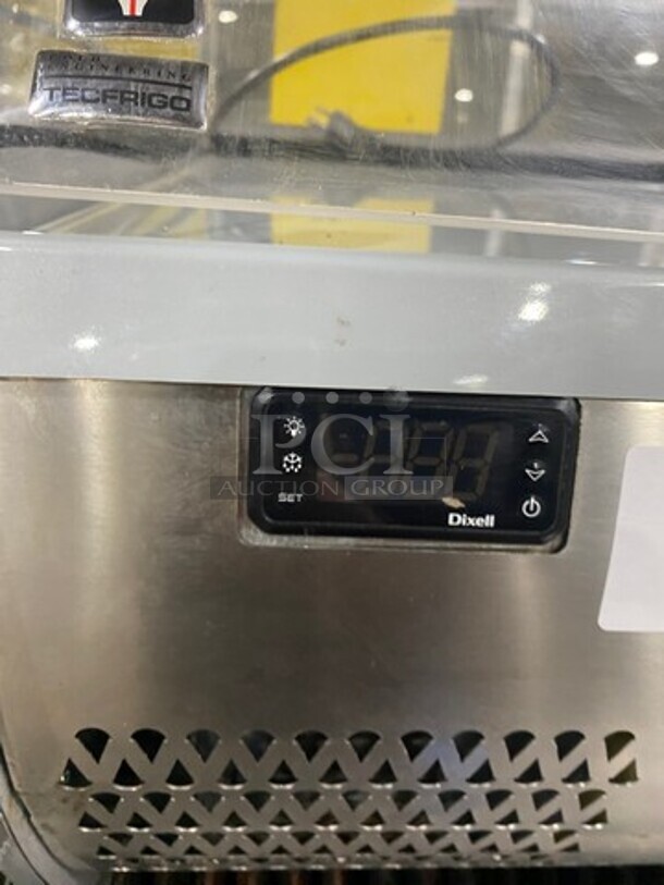 ELEGANT! TECFRIGO Counter Showcase Cooler, Microgel Stainless Steel! Upper Hood In Plexiglass! Model MICROGEL 4'17 110V/60Hz/ - Image 2 of 6