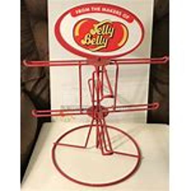 One NEW Jelly Belly Metal Display Rack. 14X14X17.5