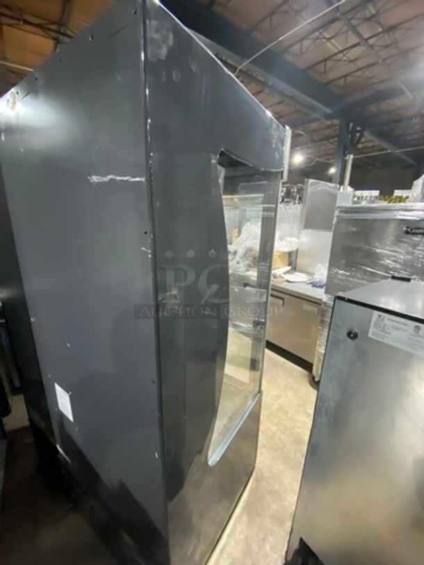 AHT Commercial Refrigerated Open Grab-N-Go Display Case! Neon Interior Lighting! Model: ACXLULLED SN: 29792000025561 208/230V 60HZ 1 Phase! Working When Removed!  - Image 4 of 11