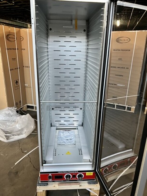 Brand New! In The Box! Bevles Electric Powered Warming/Proofing Cabinet! Holds Full Size Sheet Pans! Model HPC6836! 120V 1 Phase! On Commercial Casters! - Image 6 of 8