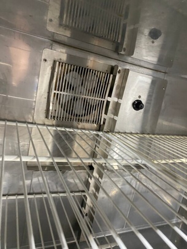 Duke Commercial Refrigerated Work/Prep Top Lowboy Cooler! With Backsplash! With 2 Doors Underneath Storage Space! With Poly Coated Racks! All Stainless Steel! - Image 6 of 9