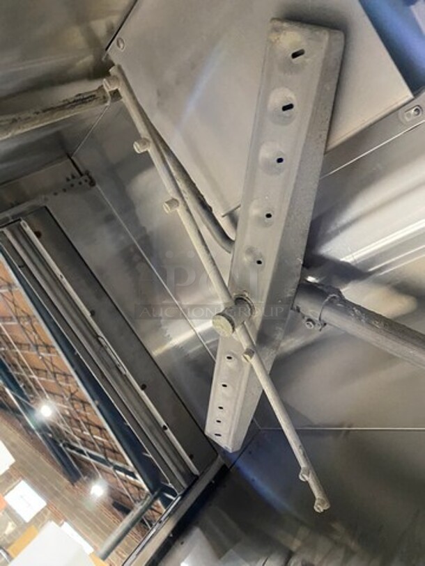 Champion Commercial Pass-Through Dishwasher Machine! All Stainless Steel! On Legs! With Right Side Dishwasher Table! With Back And One Side Splash! Model: DHBT SN: D11038937 208/240V 60HZ 3 Phase - Image 7 of 12