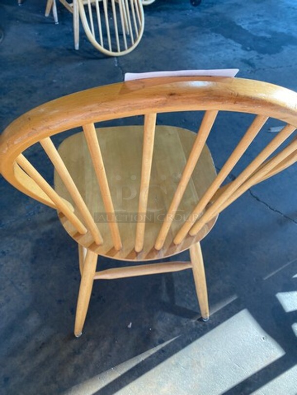 Brown Wooden Dining Chairs! 4x Your Bid! - Image 4 of 5