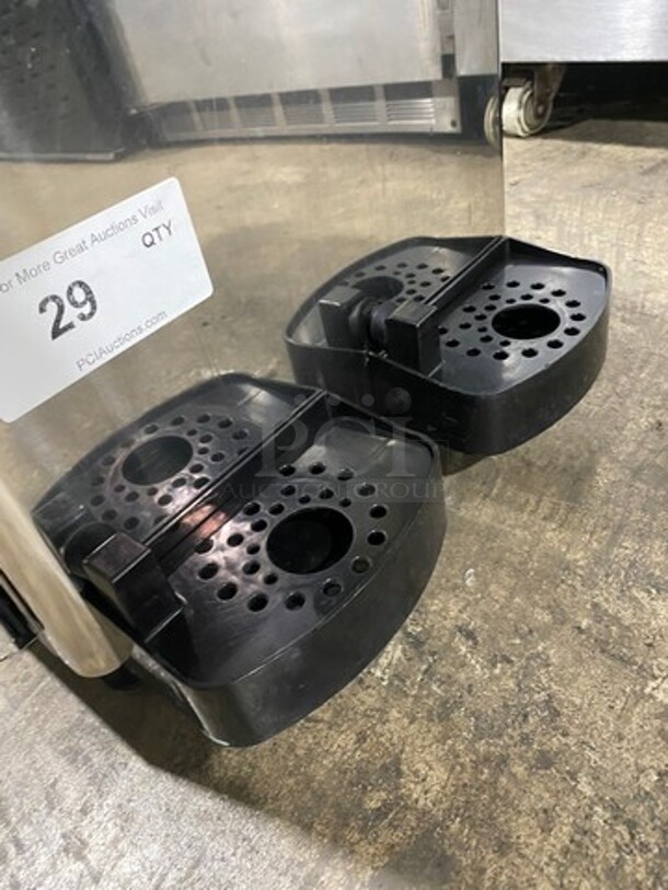 Icetro Commercial Countertop 2 Flavor Slushie/ Frozen Beverage Dispenser! Stainless Steel body! On Small Legs! Model: SSM52 115V - Image 7 of 10