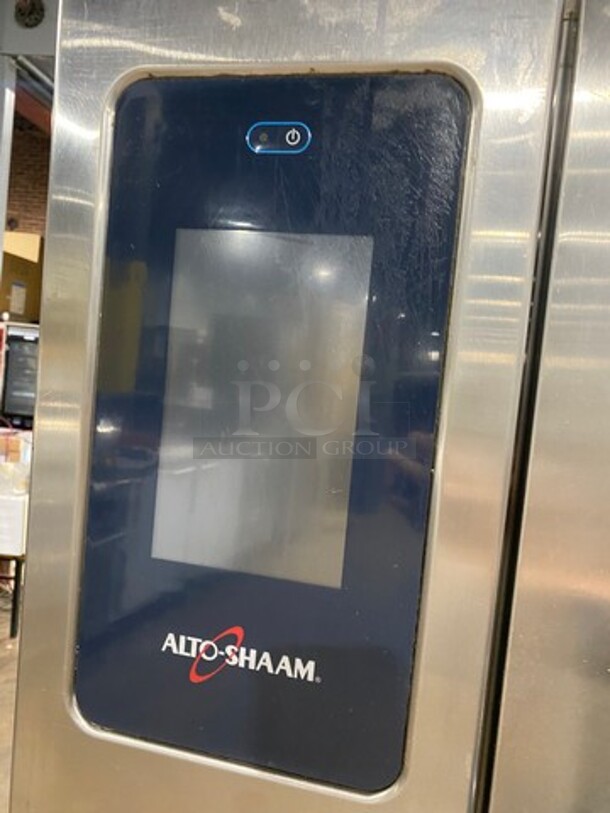 2016 Alto Shaam Commercial Electric Powered Combitherm Convection Oven! With Underneath Storage Space! All Stainless Steel! On Legs! Model: CTP1010E SN: 1631730000 208/240V 60HZ 3 Phase - Image 8 of 11