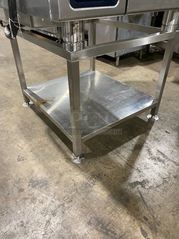 LATE MODEL! 2015  Alto Shaam Commercial Electric Powered Combitherm Convection Oven! With Underneath Storage Space! All Stainless Steel! On Legs! Model: CTP1010E SN: 1523110000 208/240V 60HZ 3 Phase! Working When Removed!  - Image 11 of 12