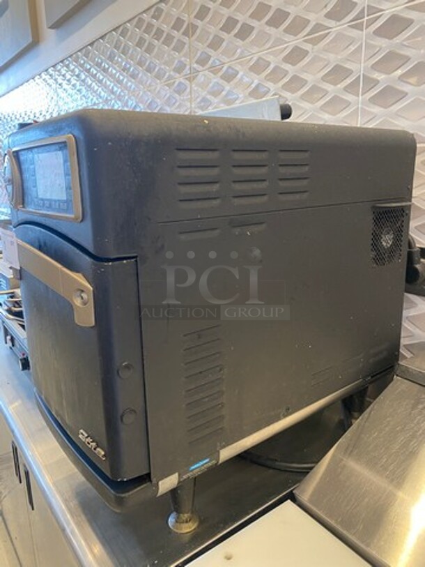 LATE MODEL! 2018 Turbo Chef Commercial Countertop Rapid Cook Oven! On Small Legs! WORKING WHEN REMOVED! Model: NGO SN: NGOD43910 208/240V 60HZ 1 Phase - Image 3 of 7