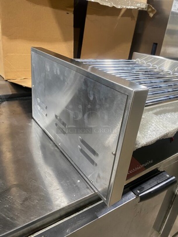 NEW! IN THE BOX! Wells Commercial Countertop Hot Dog Roller Grill! All Stainless Steel! Model: WRG30SR 120V - Image 3 of 8