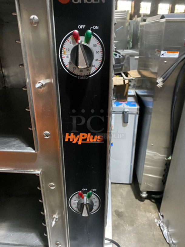 Groen Commercial Natural Gas Powered Dual Cabinet Steamer! All Stainless Steel! On Legs! Model: HY-6SG SN: 46830 - Image 6 of 12