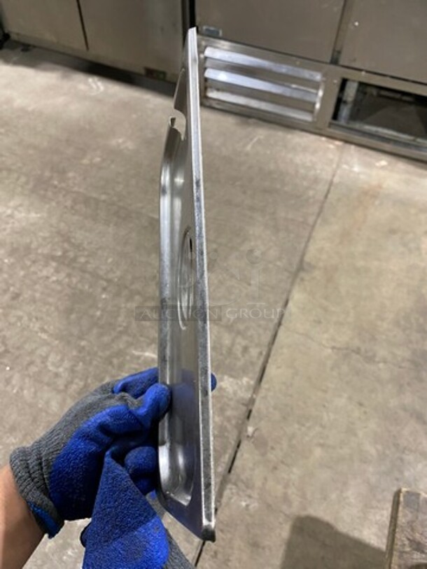 ALL ONE MONEY! Assorted Size Stainless Steel Steam Table/ Prep Table Food Pan Lids! Some May Be Slotted! - Image 3 of 4