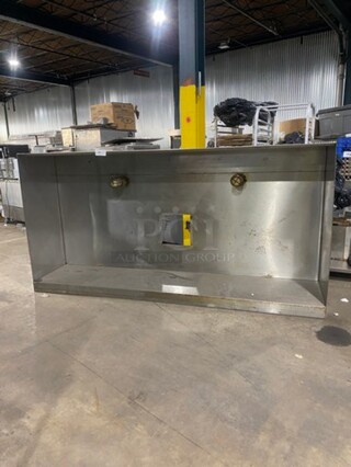 Commercial Solid Stainless Steel Hood System!
