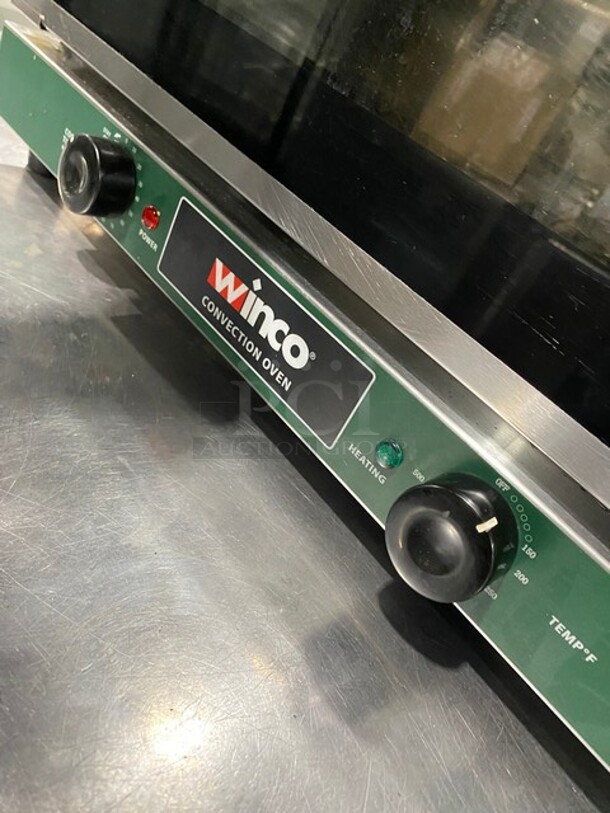 Nice! Winco Commercial Electric Convection Oven! MODEL ECO500 SN: ECO50090001295 120V  - Image 7 of 8