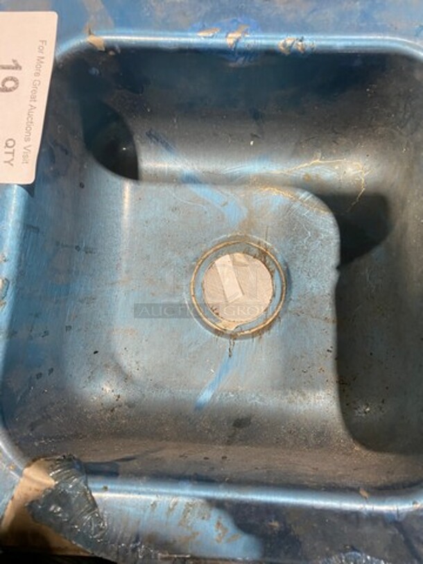 All Stainless Steel Commercial Drop In Hand Sink!  - Image 3 of 3