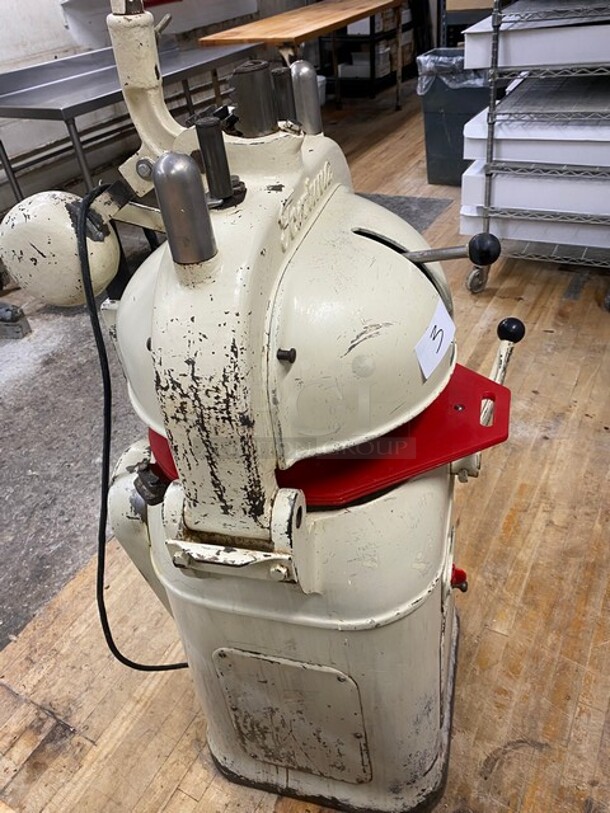 Sweet! Fortuna Commercial Floor Style Semi-Automatic Dough Divider! With Rounding Plate! Working When Removed! - Image 4 of 7