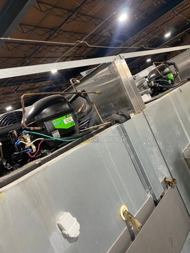 COOL! Hoshizaki Commercial 3 Door Reach In Cooler Merchandiser! With View Through Doors! Poly Coated Racks! All Stainless Steel Body! Model: CR3SFGYCR SN: F60028B 115V 60HZ 1 Phase - Image 9 of 9