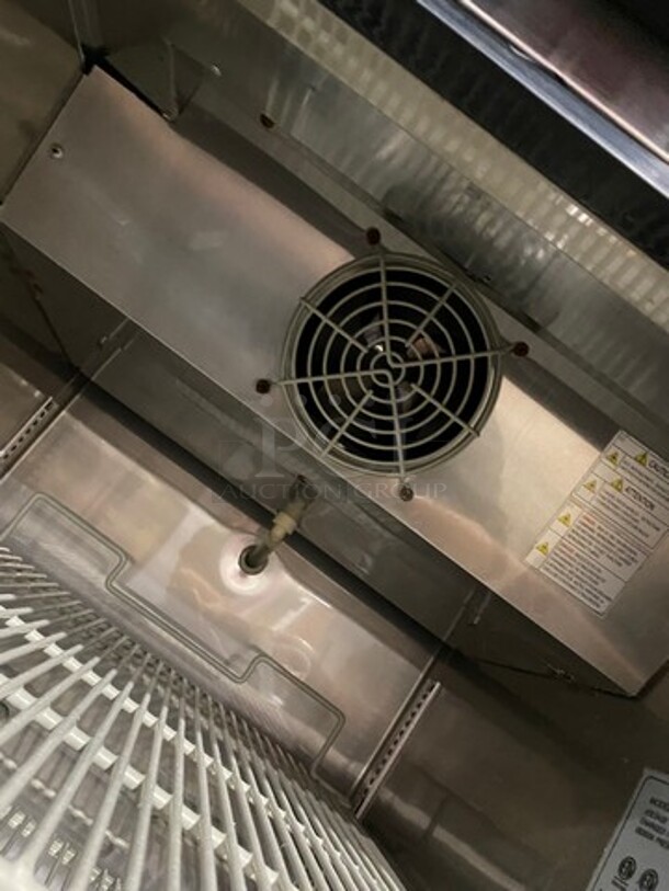 COOL! Turbo Air Commercial 2 Door Half Cooler Half Freezer Combo Unit! With Racks! All Stainless Steel! On Casters! Model: M3RF192N SN: H2M1RF2D7056 115V 60HZ 1 Phase - Image 6 of 9