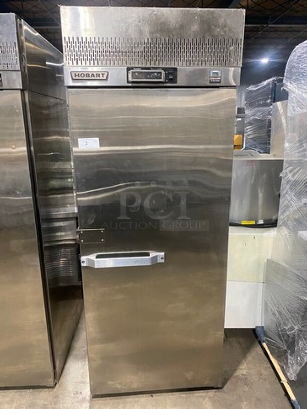 WOW! NEW! NEVER USED! Hobart Commercial Electric Powered Single Door Roll In Rack Proofer/ Warmer Holder/ Hot Food Storage! Solid Stainless Steel! Model: QESADHL SN: 321068378 120/208V 60HZ 1 Phase - Image 1 of 10