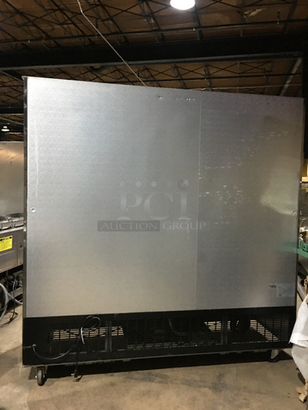 MUST HAVE! Avantco Commercial 3 Door Reach In Refrigerator! With Poly Coated Racks! All Stainless Steel! On Casters! Working When Removed! Model: 178CFD3RR 115V 60HZ 1 Phase - Image 2 of 11