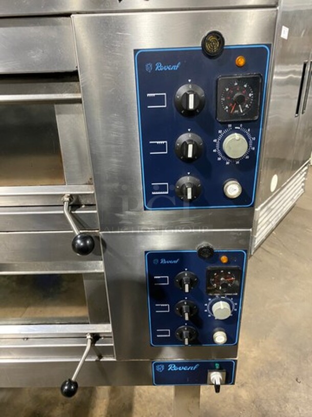 WOW! Revent Commercial Electric Powered Double Deck Baking Oven! All Stainless Steel! On Casters! 2x Your Bid Makes One Unit! - Image 7 of 12
