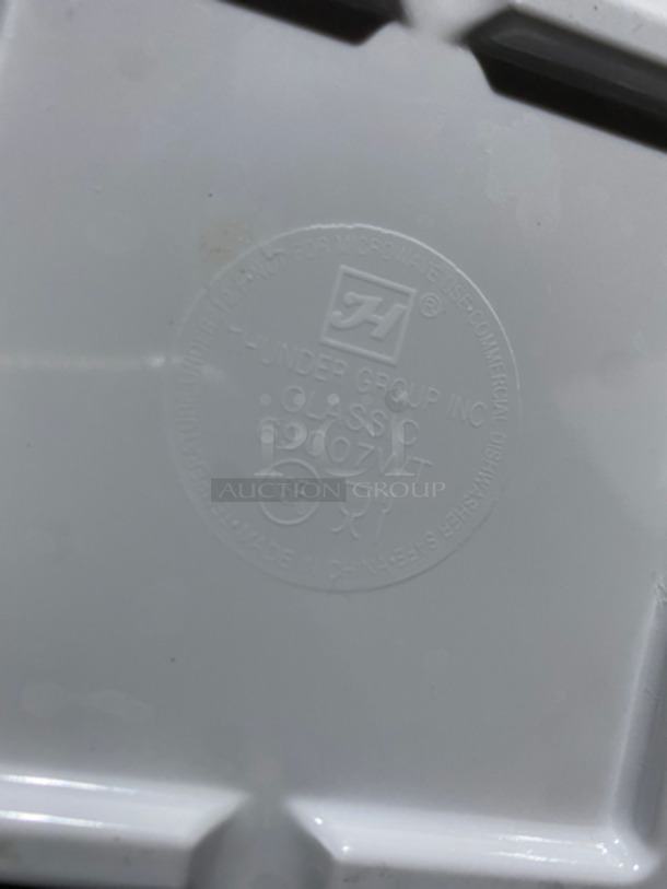 Thunder Group White Square Serving Plates! 14x Your Bid! - Image 5 of 5