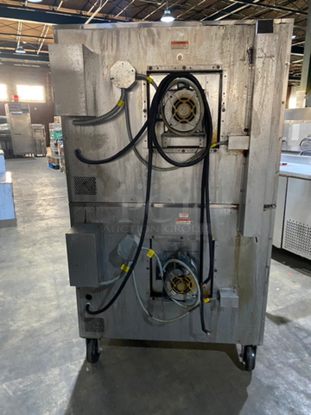 Vulcan Commercial Double Deck Convection Oven! With View Through Doors! Metal Oven Racks! All Stainless Steel! On Casters! 2x Your Bid Makes One Unit! - Image 4 of 9