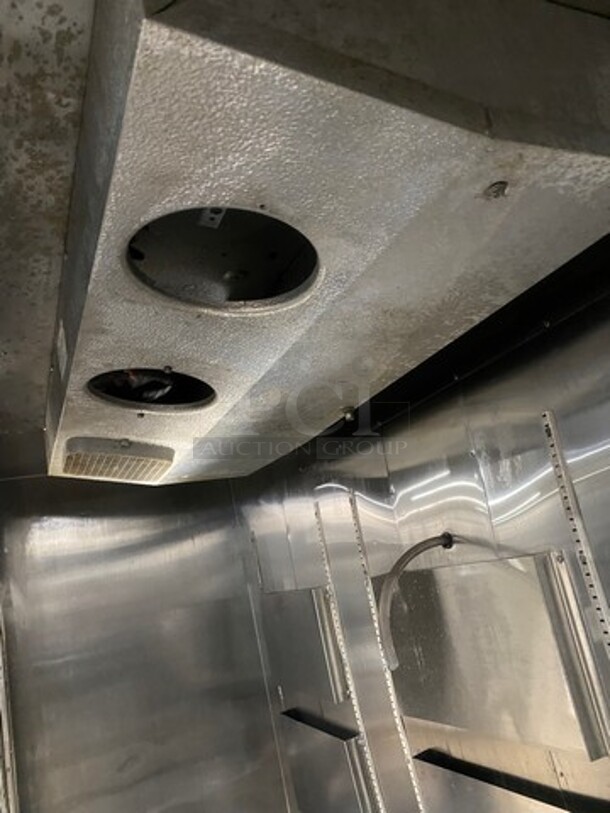 2015 Cool Tech Commercial 3 Door Reach In Cooler! All Stainless Steel! On Casters! MISSING INTERIOR FAN! Model: CMPH84RIF SN: W50415 120V 60HZ 1 Phase - Image 6 of 7