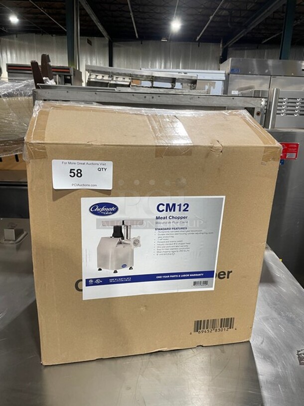 Late Model! 2021 Vollrath Commercial Countertop Meat Grinder! All Stainless Steel! 110V 1 Phase! Model: MIN0012 SN: D04-00208504-0021! - Image 1 of 10