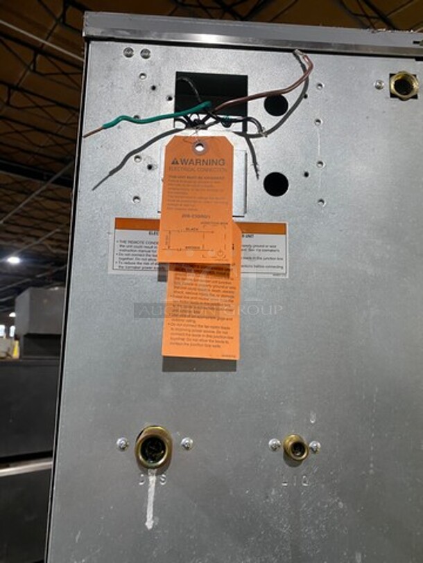 Hoshizaki Commercial Ice Making Machine! On Commercial Ice Bin! All Stainless Steel! On Legs! Model: KM901MRJ SN: H20872K 208/230V 60HZ 1 Phase - Image 9 of 11