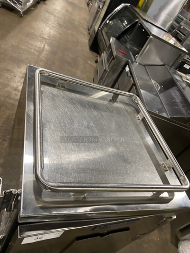 2013 Jones Zylon Commercial Single Door Dry Food Transport Cart! All Stainless Steel! On Casters! Model: ETCUA7 SN: 133831202 - Image 5 of 7