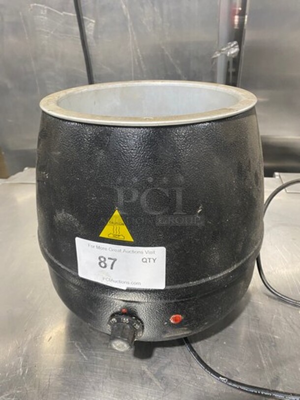 Glenray Metal Commercial Countertop Food Warmer Soup Kettle! Holds Up To 10.5 Qt! SN: E4025323 120V - Image 1 of 6