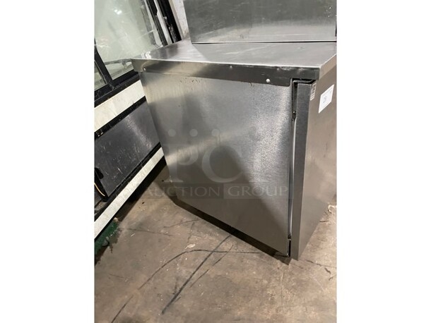 Delfield Commercial 2 Door Refrigerated Lowboy/Worktop Cooler! All Stainless Steel! Model UC4048-Star Serial 1403152001239! 115V 1 Phase! On Casters! - Image 2 of 8