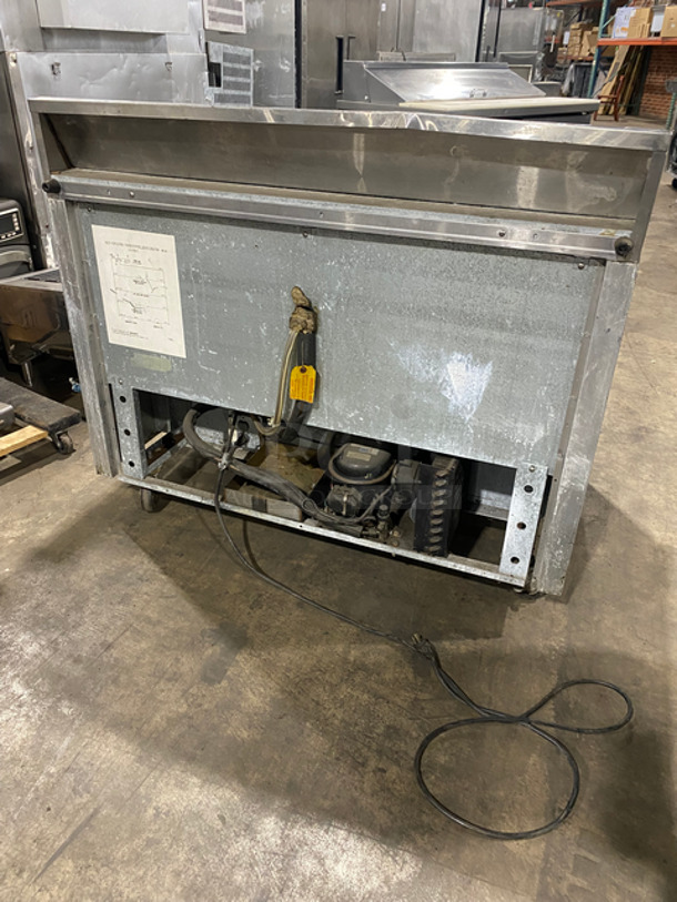 Continental Commercial 2 Door Worktop/Lowboy Refrigerator! With Back Splash! With Poly Coated Racks! All Stainless Steel! On Casters! Model: SW48BS SN: 135B5070 115V 60HZ 1 Phase - Image 4 of 9