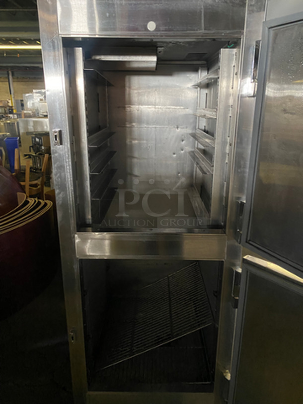 Victory Commercial Split Door Refrigerator! With Metal Racks! All Stainless Steel! On Legs! NOT TESTED! - Image 4 of 7