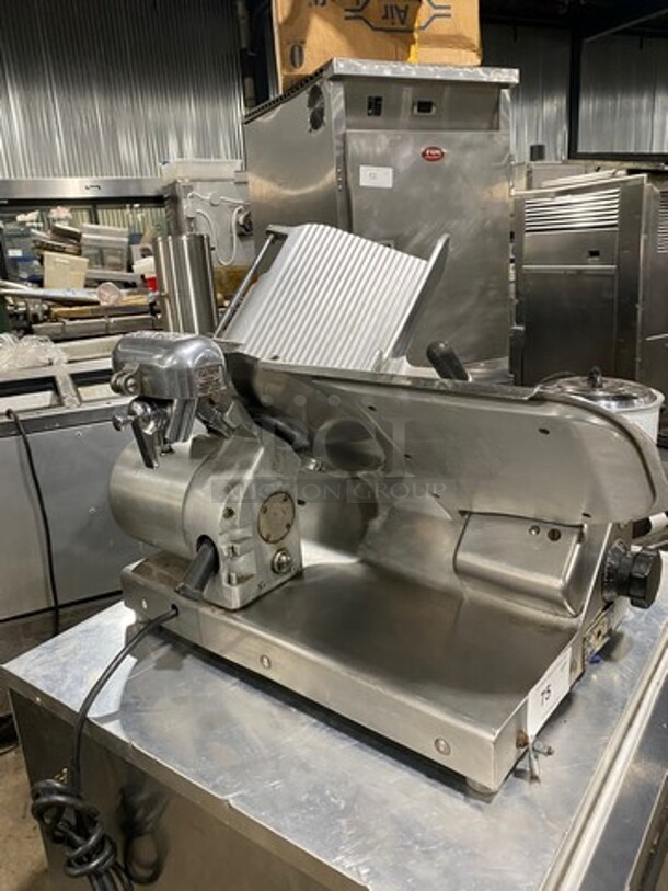 Globe Commercial Countertop Deli/ Meat Slicer! All Stainless Steel! - Image 2 of 9