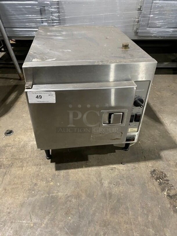 SWEET! Cleveland Electric Powered Countertop Steamer! All Stainless Steel! On Legs! Model: 21CET8 SN: 1106230001025 208V 60HZ 3 Phase - Image 1 of 8