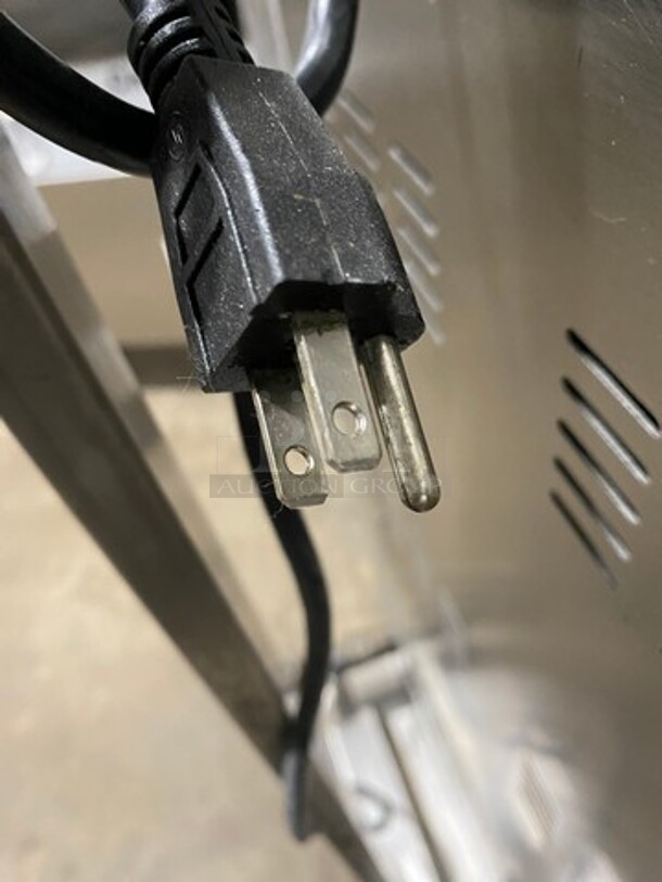 Attias Natural Gas Powered Countertop 4 Burner Gyro Machine! All Stainless Steel! On Small Legs! Model: GRY-4 SN: 061955 - Image 11 of 11