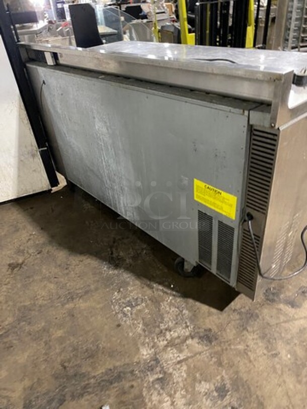 Hoshizaki Commercial 2 Door Lowboy/Worktop Freezer! With Back Splash! All Stainless Steel! On Casters! Model: HWF68A SN: C50028G 115V 60HZ 1 Phase - Image 4 of 8