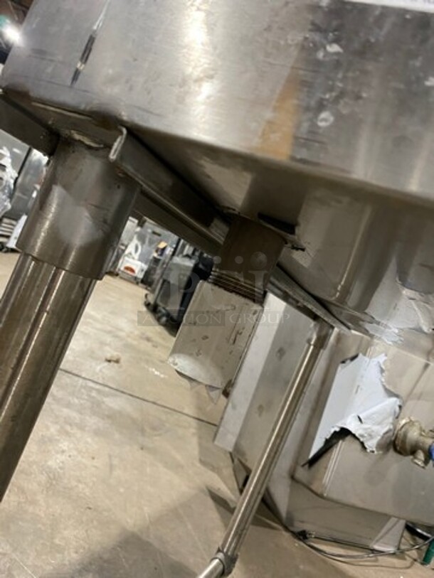 Commercial Ice Cooled Cold Pan! With Drain! All Stainless Steel! On Legs! - Image 6 of 7