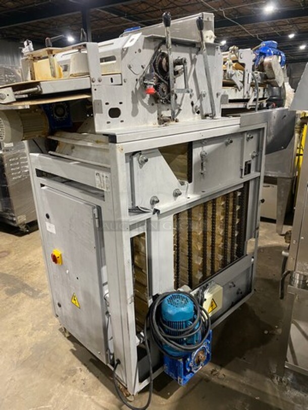 Zelaieta Commercial Floor Style Electric Powered Bread/Baguette Former/Molder! All Stainless Steel! On Casters! - Image 2 of 12